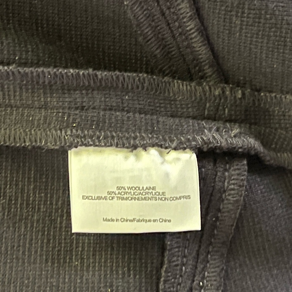 Tory Burch navy wool blend skirt - Picture 6 of 12